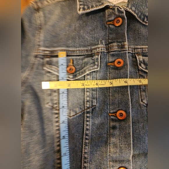 🍂🍁🍂Label of Graded Goods L.O.G.G Jean jacket size 8 H&M Denim🍁🍂🍁 - Picture 7 of 16